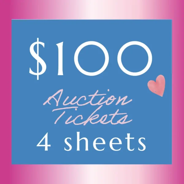 Auction Ticket Sheet